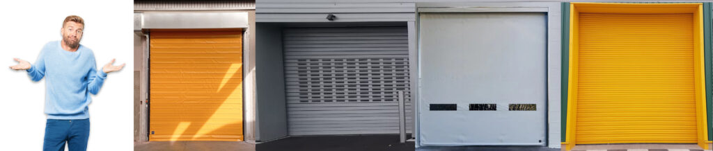 Roller shutter or high speed doors